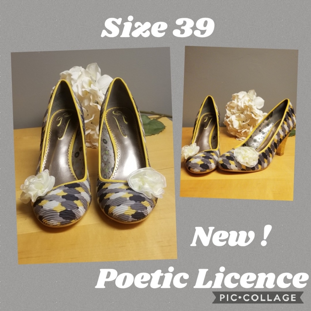 NEW Poetic Licence picnic ready heels 39